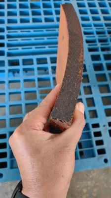 Gelbe Bremsverkleidung ohne Asbest mit Melaminharz für eine verbesserte Sicherheitsleistung