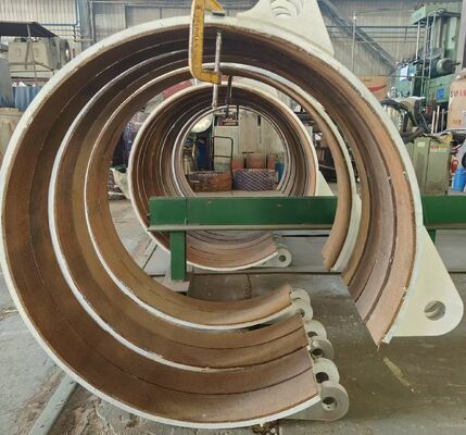 6100 BGO Messingdrahtverstärkte, nicht aus Asbest gewebte Bremsbeläge mit 200°C Hitzebeständigkeit und einer Dicke von 5-35 mm